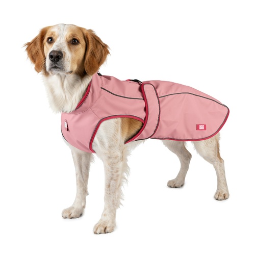 Max & Molly Adjustable Raincoat for Dogs Matrix 2.0 Rose 70cm Large