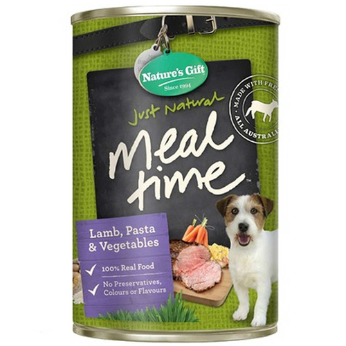 Natures Gift Lamb Pasta & Vegetables Dog Food 12 x 700g 