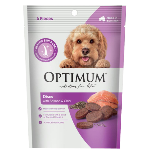 Optimum Disc w/ Salmon & Chia Skin & Coat Support Dog Food 6pcs