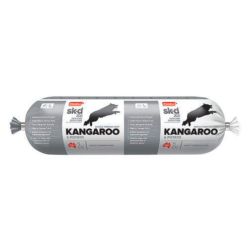 (PICK UP ONLY) Prime 100 Sk-d Dog Food Kangaroo & Potato Roll 2kg