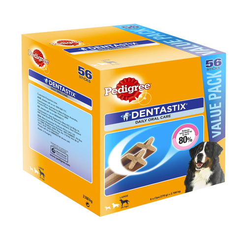 Pedigree Dentastix Large Breed Oral Care Dog Chew Treat 56 Pack
