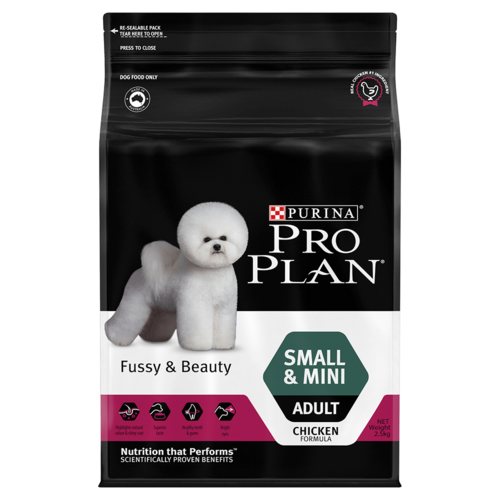 Pro Plan Adult Fussy & Beauty Dry Dog Food Chicken 2.5kg