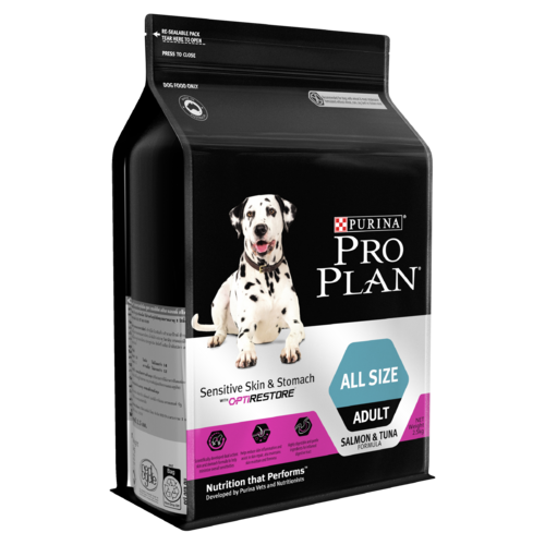 Pro Plan Adult Sensitive Skin & Stomach Dry Dog Food Salmon & Tuna 2.5kg