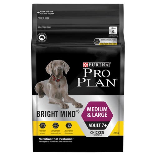 Pro Plan Adult Medium & Large Bright Mind Dry Dog Food Chicken 2.5kg