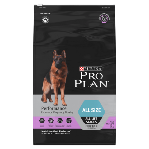 Pro Plan Adult All Size All Life Stages Performance Dry Dog Food Chicken 12kg