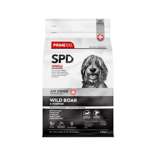Prime 100 SPD All Ages Air-Dried Dry Dog Food Wild Boar & Pumpkin 2.2kg
