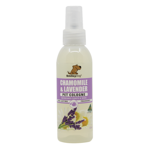 Smiley Dog Chamomile & Lavender Long Lasting Pet Cologne 125ml