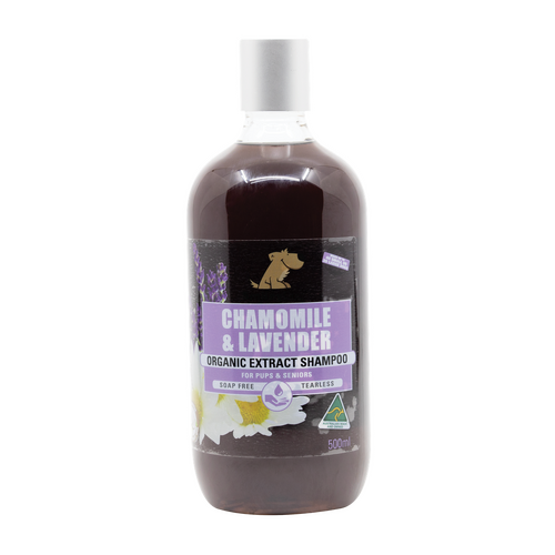 Smiley Dog Chamomile & Lavender Organic Extract Dog Shampoo 500ml