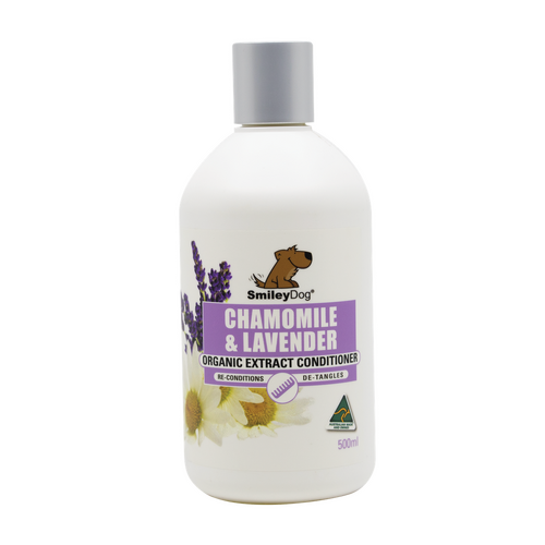 Smiley Dog Chamomile & Lavender Organic Extract Dog Conditioner 500ml