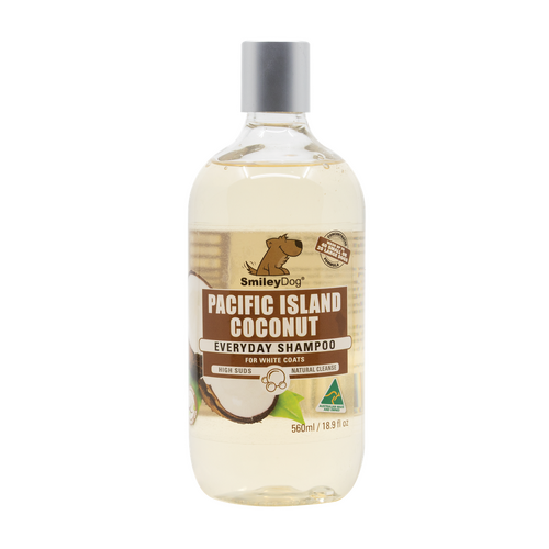 Smiley Dog Pacific Island Coconut Everyday Dog Grooming Shampoo 500ml