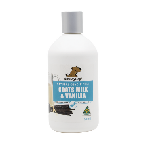 Smiley Dog Goats Milk & Vanilla Dog Grooming Rich Conditioner 500ml
