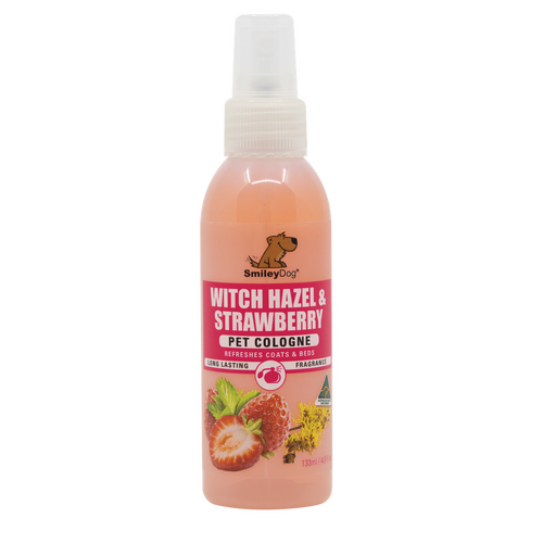 Smiley Dog Witch Hazel & Strawberry Long Lasting Pet Cologne 125ml