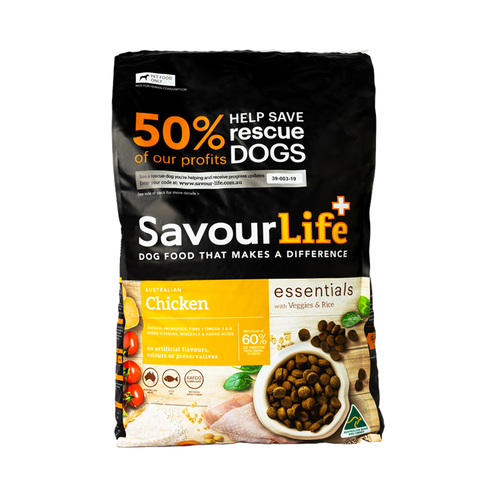 Savour Life Adult Essentials Dry Dog Food Australian Chicken 3kg