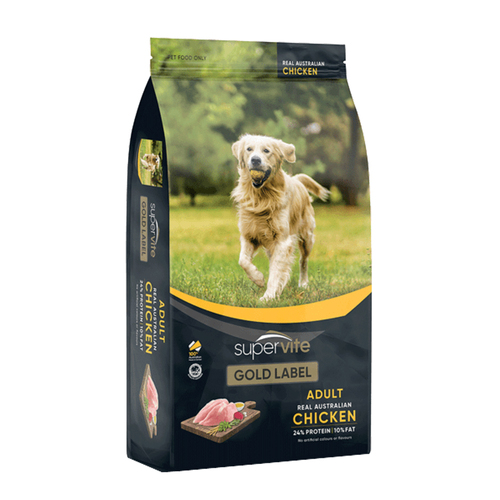 Super Vite Adult Gold Label Dry Dog Food w/ Australian Chicken 3kg