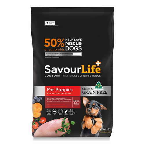 Savour Life Puppy Grain Free Dry Dog Food Chicken 2.5kg