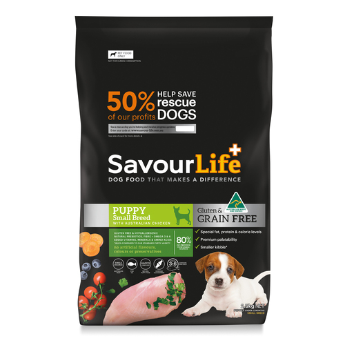 Savour Life Puppy Small Breed Grain Free Dry Dog Food Chicken 2.5kg