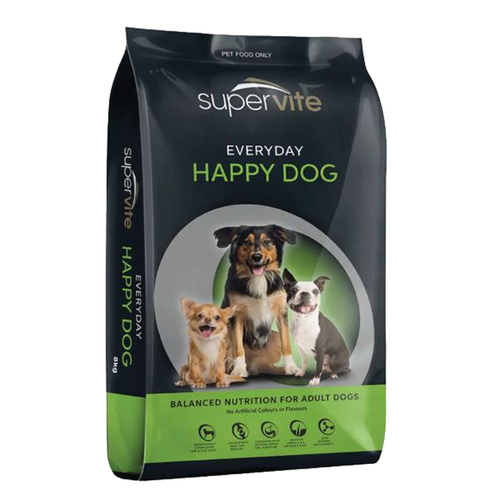 Supervite Adult Everyday Happy Dog Balanced Nutrition Dry Dog Food 8kg