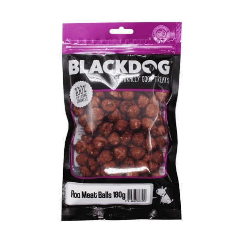 Blackdog Naturally Good Treats Roo Meat Balls Dog Training Treats 180g