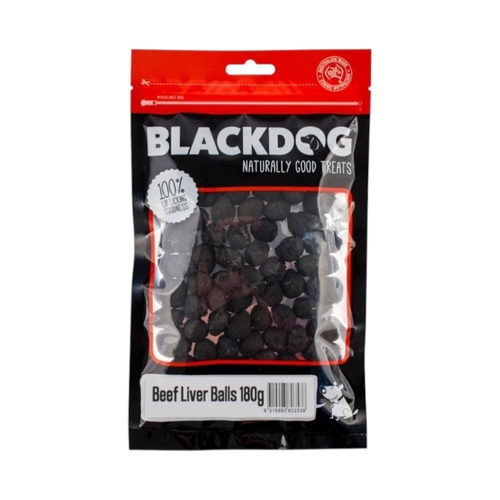 Blackdog Naturally Good Treats Beef Liver Balls Dog Training Treats 180g