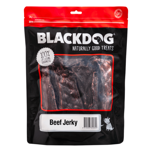 Blackdog Beef Jerky Dog Chew Tasty Treats 500g