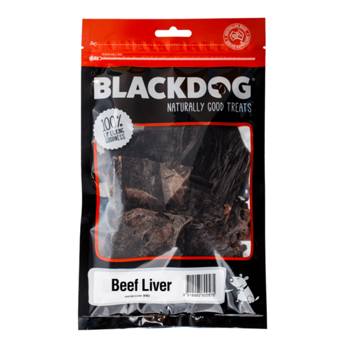 Blackdog Beef Liver Natural Dog Chew Treats 1kg