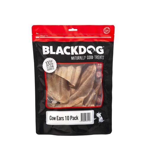 Blackdog Cows Ears Natural Dog Chew Treats 10 Pack