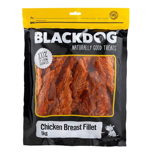 Blackdog Chicken Breast Natural Dog Chew Treats 1kg