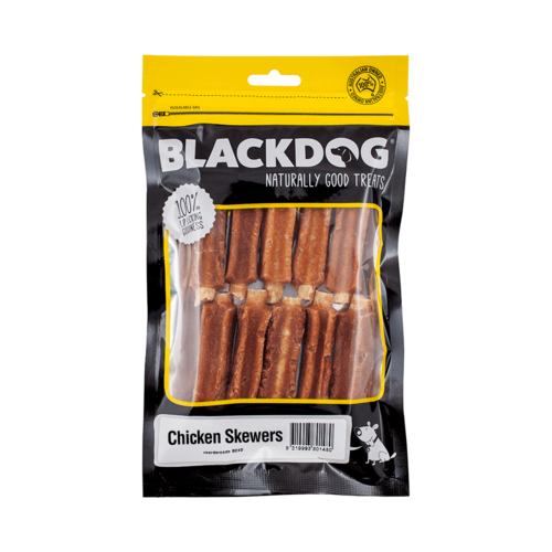 Blackdog Chicken Skewers Natural Dog Chew Treats 1kg