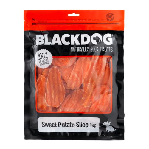 Blackdog Sweet Potato Slice Natural Dog Chew Treats 1kg