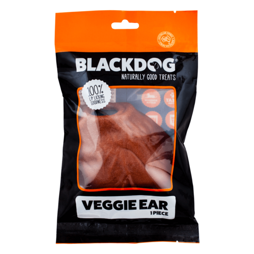 Blackdog Veggie Ear Natural Dog Chew Treats 1 Piece