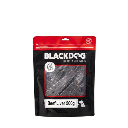 Blackdog Beef Liver Natural Dog Chew Treats 500g
