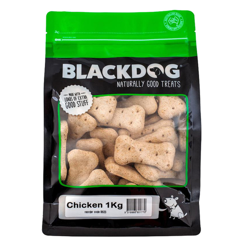 Blackdog Chicken Biscuits Natural Dog Tasty Treats 1kg
