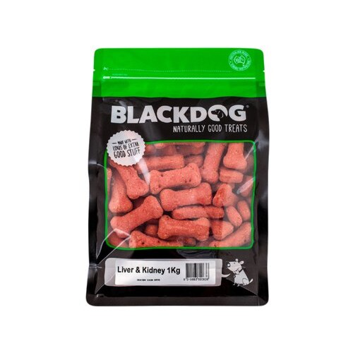 Blackdog Liver & Kidney Biscuits Natural Dog Tasty Treats 1kg