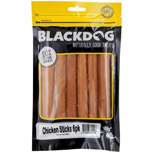 Blackdog Chicken Sticks Natural Dog Tasty Treats 6 Pack