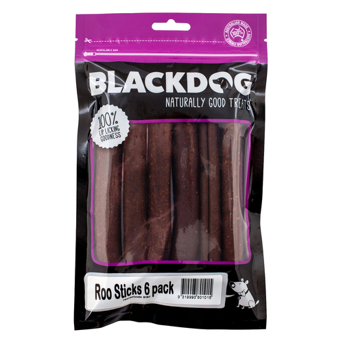 Blackdog Roo Sticks Natural Dog Tasty Treats 6 Pack