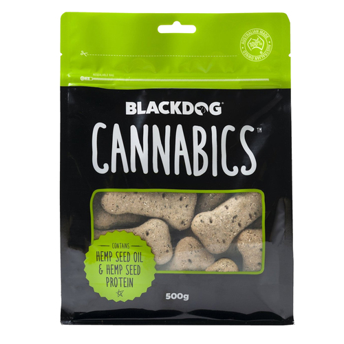 Blackdog Cannabics Dog Biscuit Tasty Treats 500g