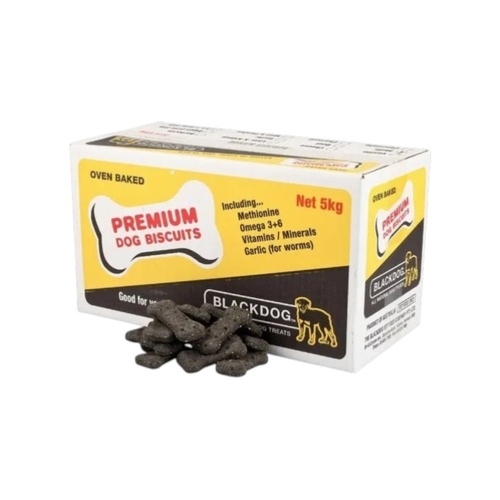 Blackdog Charcoal Biscuits Oven Baked Tasty Pet Dog Treats 5kg