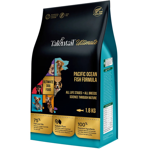 Talentail All Breeds Ultimate Dry Dog Food Pacific Ocean Fish 1.8kg