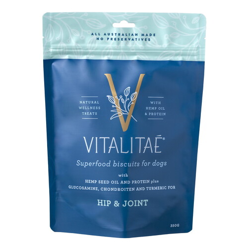Vitalitae Hip & Joint Superfood Biscuits Dog Natural Treats Kangaroo 350g