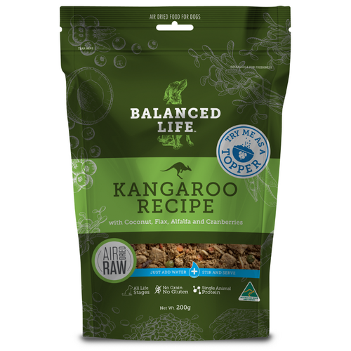 Balanced Life Rehydrate Dog Food Topper Kangaroo Recipe 200g