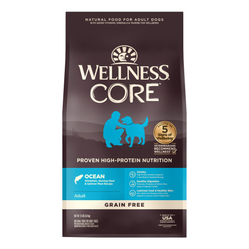 Wellness Core Adult Grain Free Dog Food Ocean Whitefish Herring & Salmon 10kg