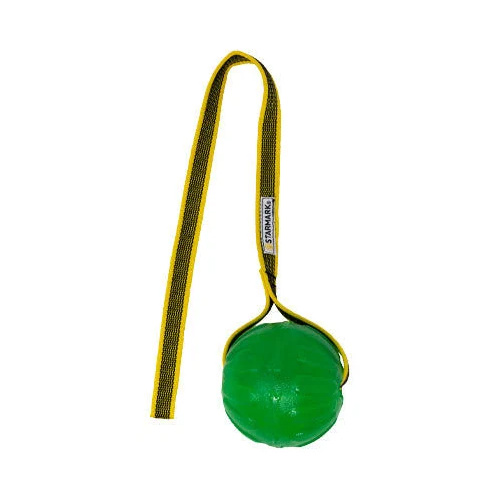 Starmark GripCord Chew Ball Cord Interactive Play Dog Toy Medium