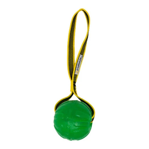 Starmark GripCord Chew Ball Loop Interactive Play Dog Toy Medium