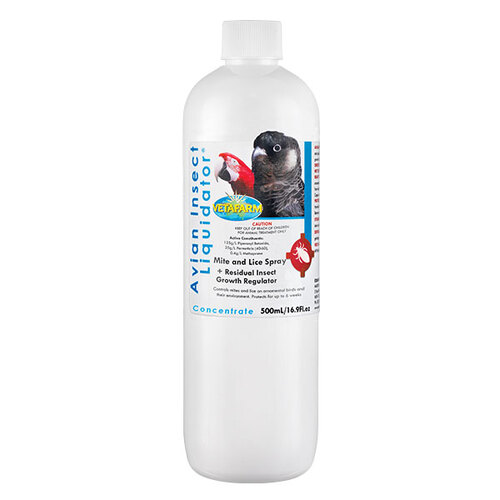 Vetafarm Avian Insect Liquidator Concentrate Lice Mite Control for Birds 500ml 