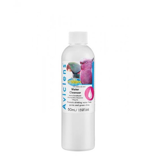 Vetafarm Aviclens Clean Pet Bird Drinking Water Cleanser 50ml