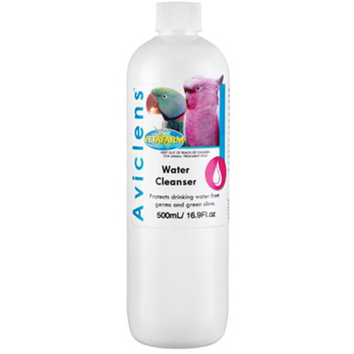 Vetafarm Aviclens Clean Pet Bird Drinking Water Cleanser 500ml 
