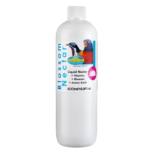 Vetafarm Sweet Nectar Eater Blossom Pet Bird Supplement 500ml 