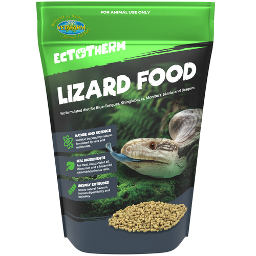 Vetafarm Ectotherm Lizard Food Complete Balanced Diet 1kg 