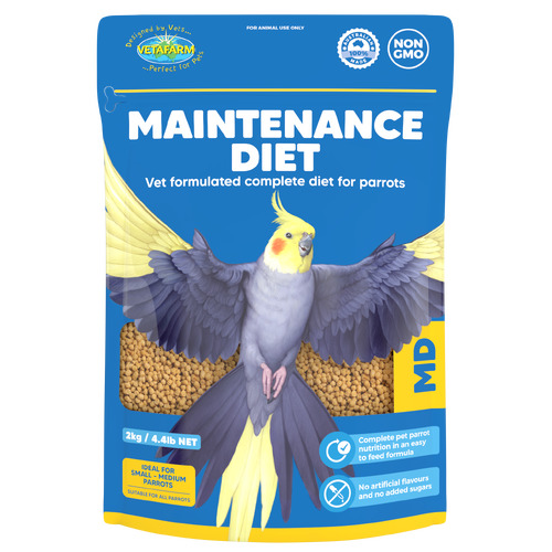 Vetafarm Maintenance Diet Vet Formulated Complete Diet for Parrots 2kg