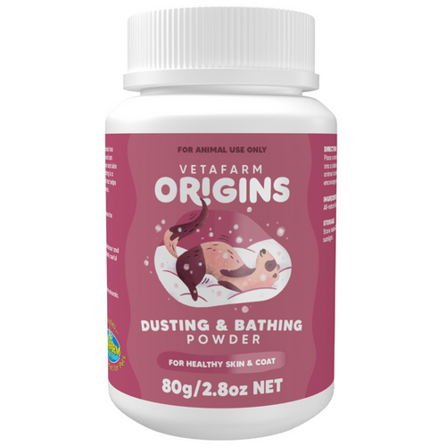 Vetafarm Origins Dusting & Bathing Powder for Small Animals 80g